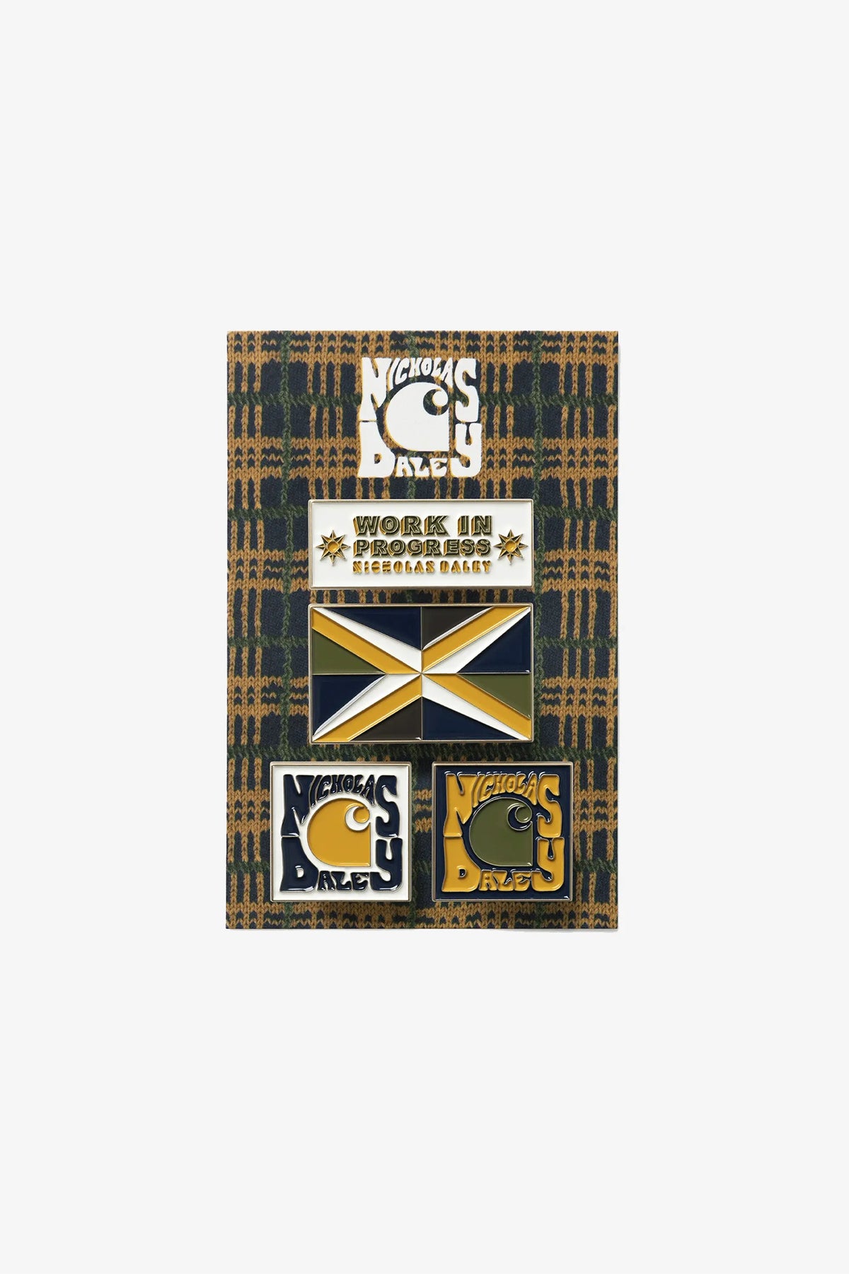 Carhartt WIP x Nicholas Daley Enamel Pin Badges