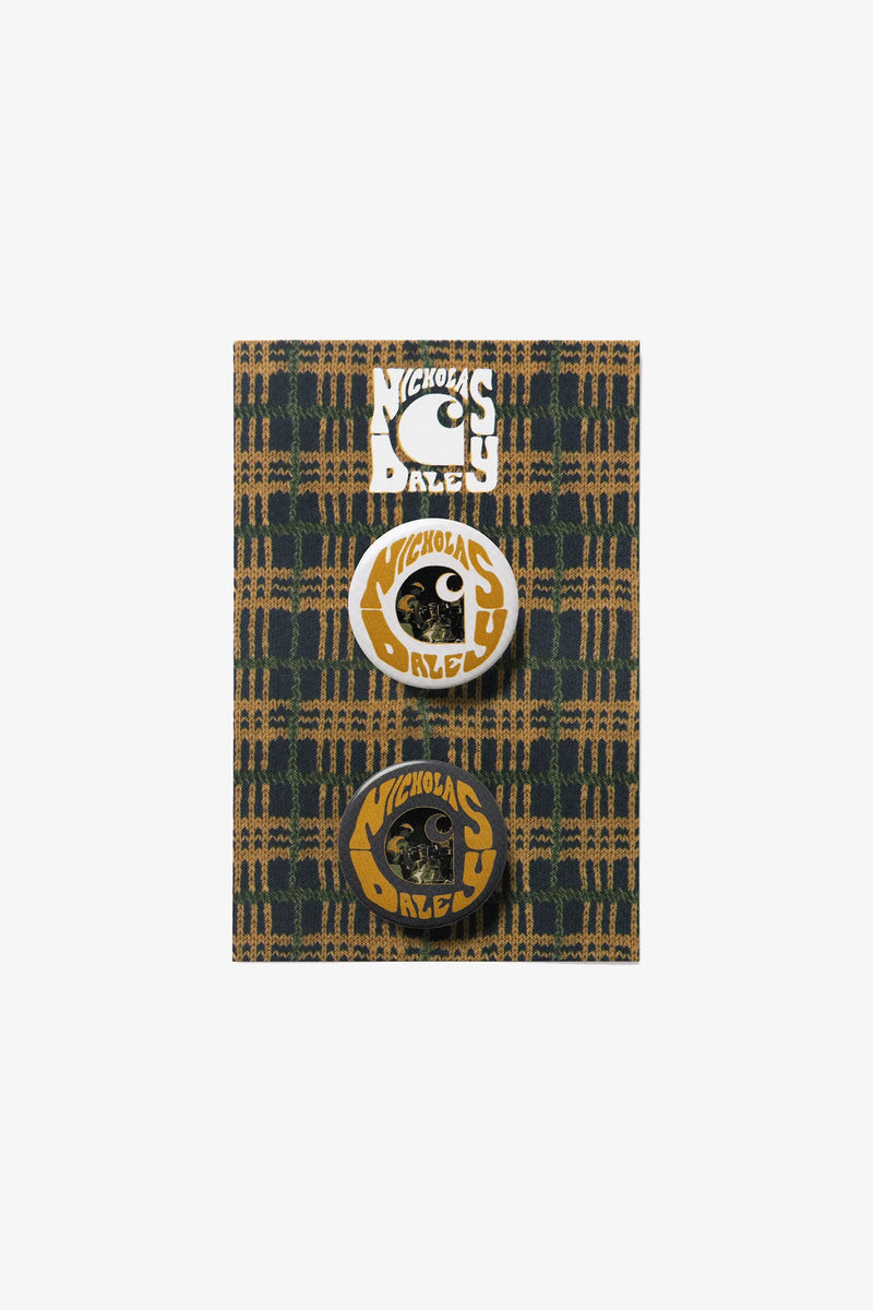 Carhartt WIP x Nicholas Daley Pin Badges Set