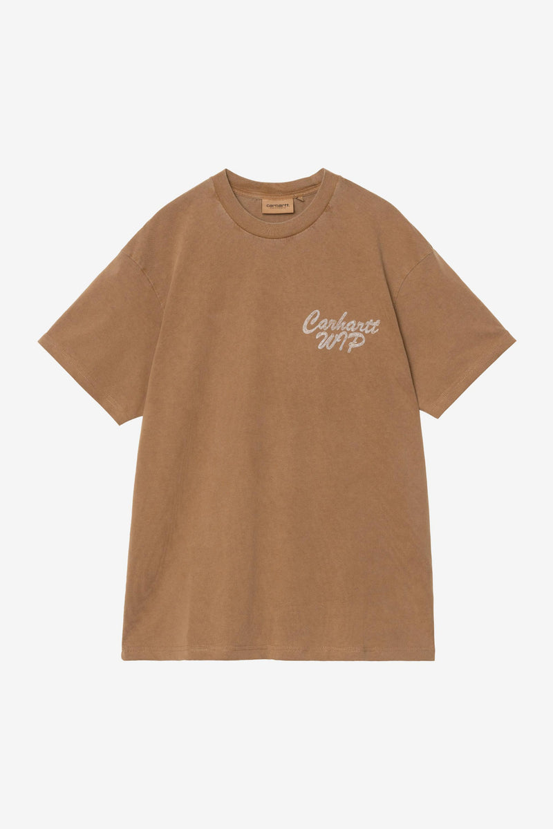 S/S Hatching Script T-Shirt