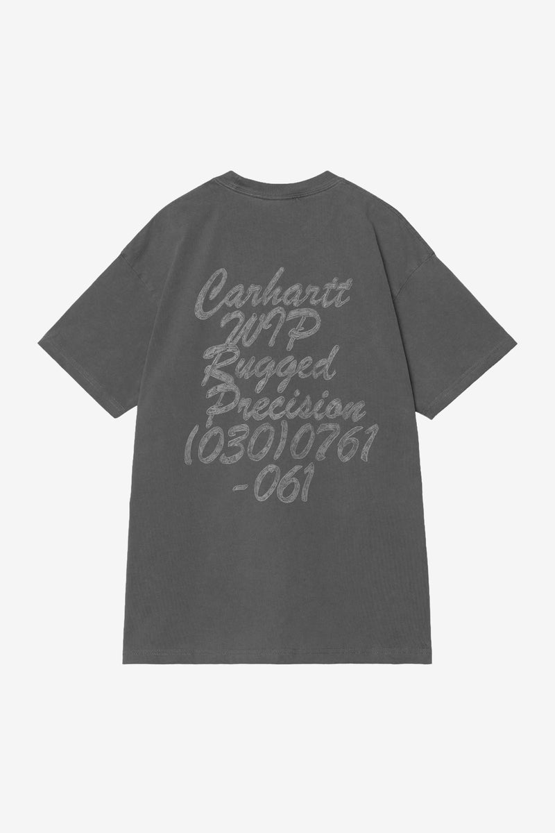 S/S Hatching Script T-Shirt
