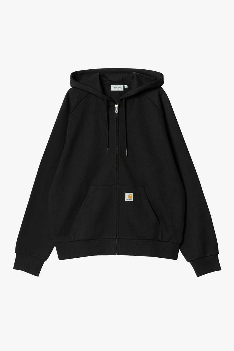 Hooded Square Label Jacket