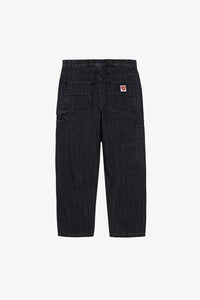 Black, enzyme bleach wash