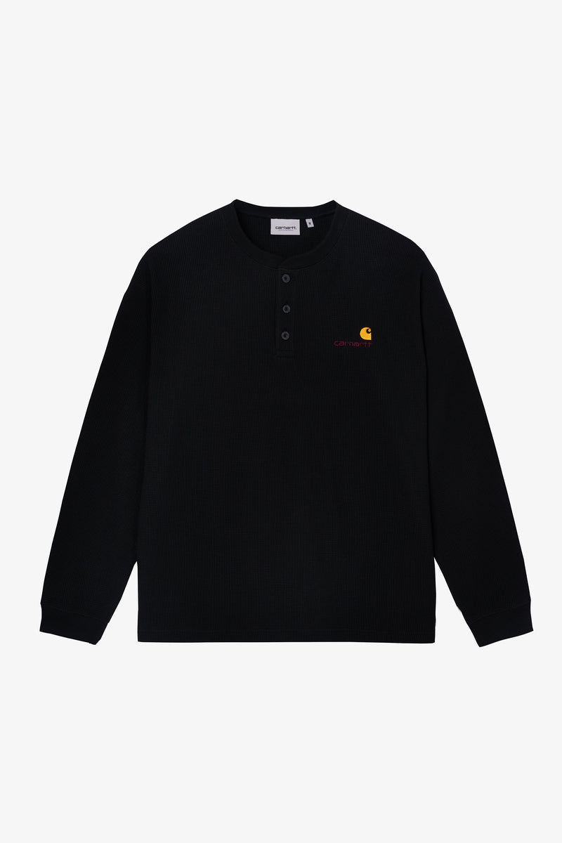 L/S Waffle Henley T-Shirt