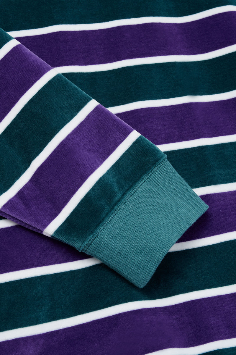 L/S Velour Stripe T-Shirt