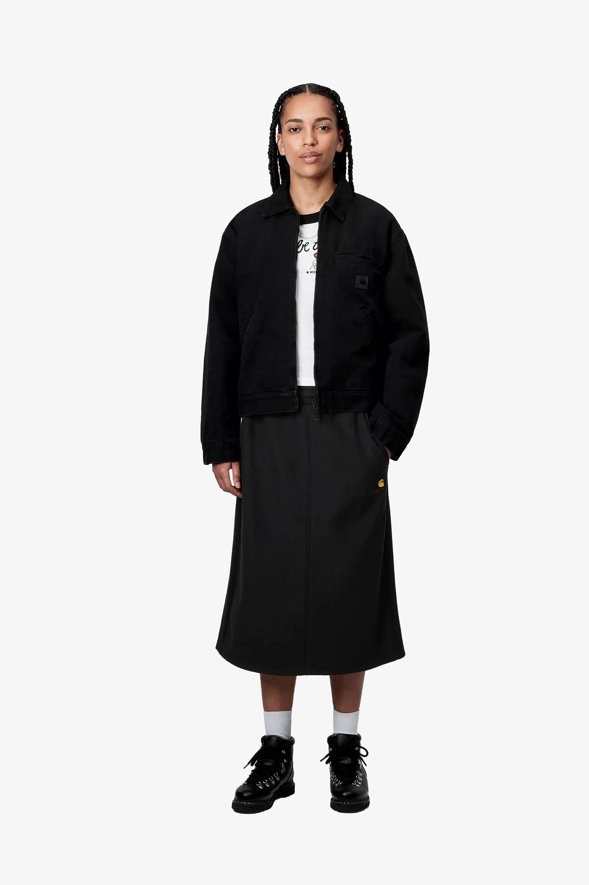 W' American Script Sweat Skirt