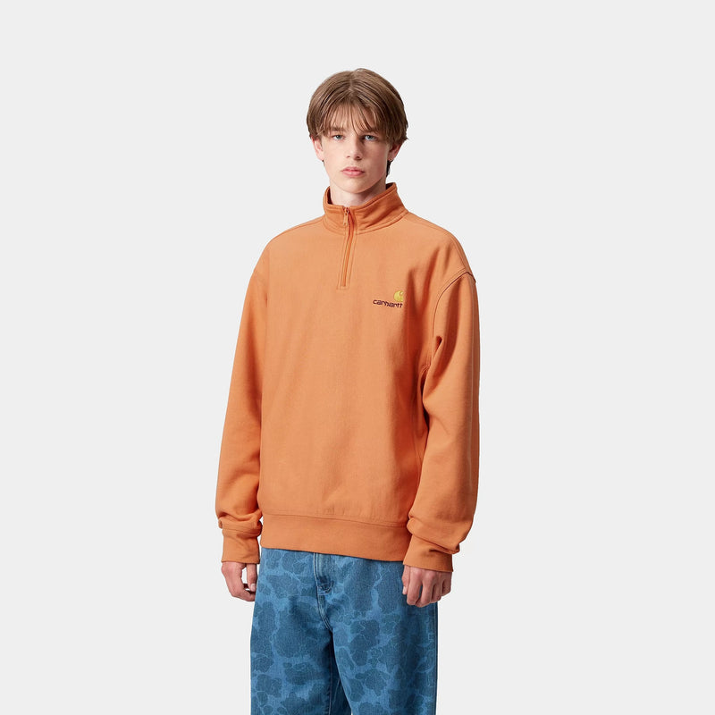 Half Zip American Script Sweatshirt