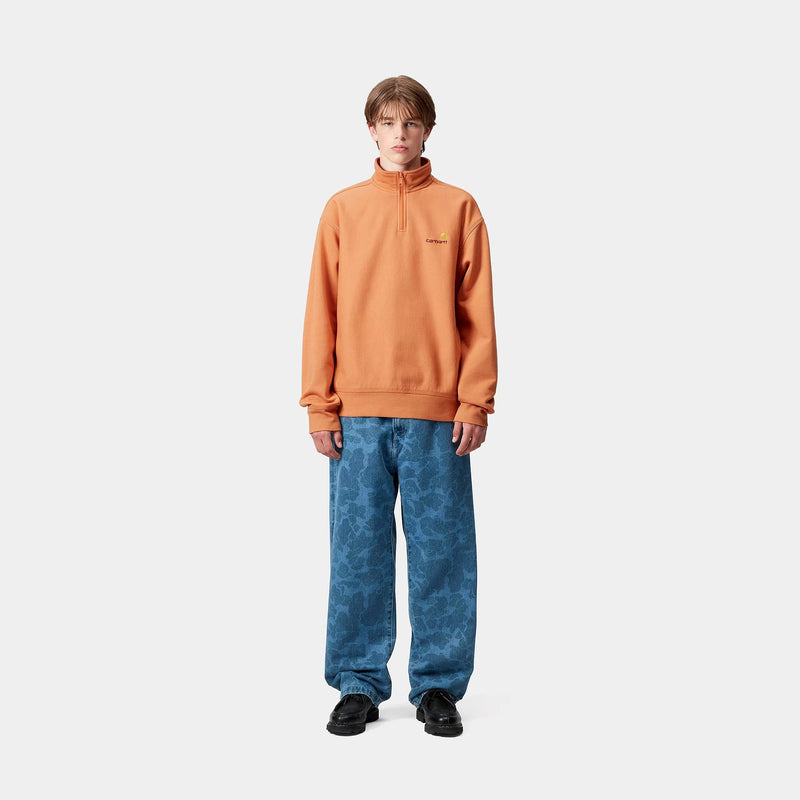 Half Zip American Script Sweatshirt