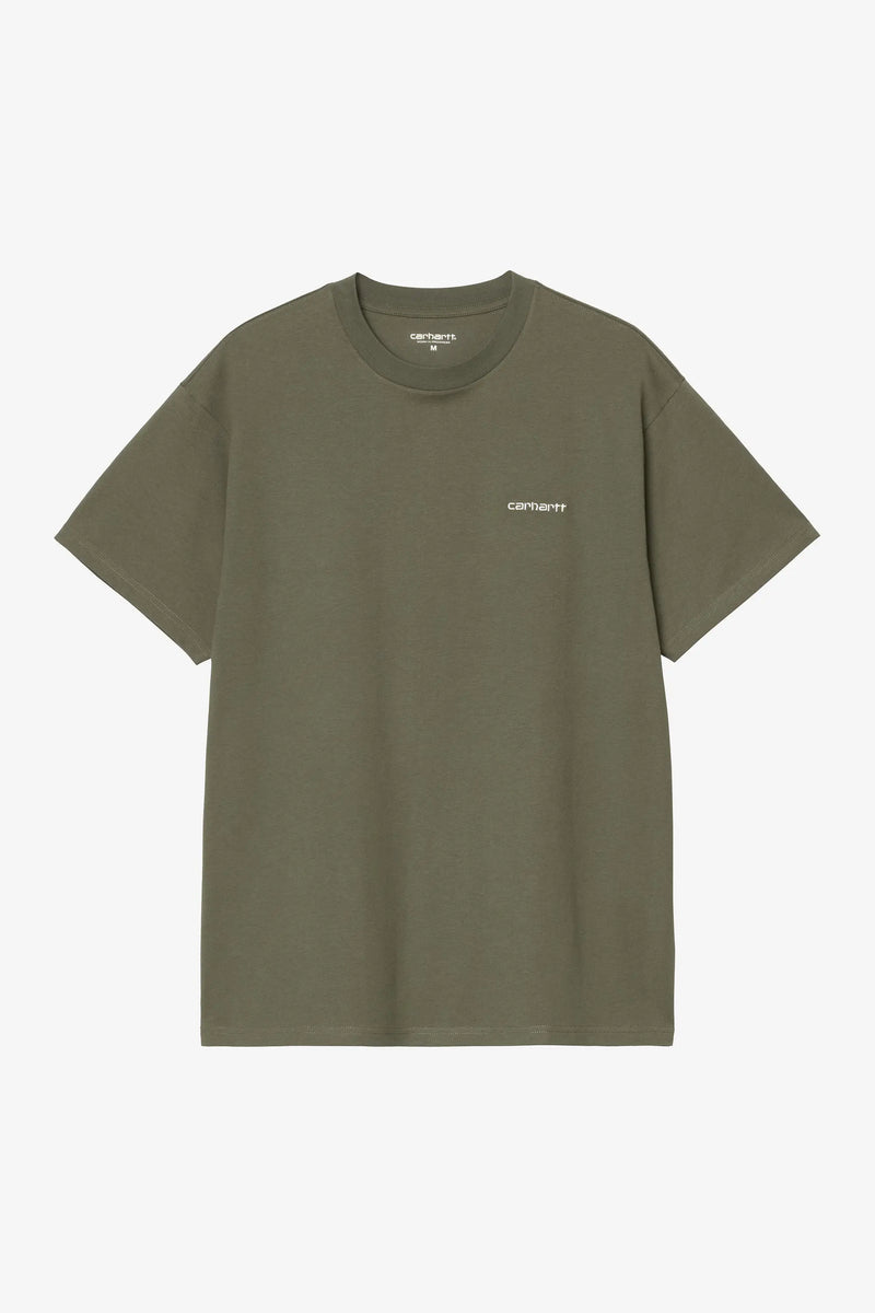 S/S Script Embroidery T-Shirt