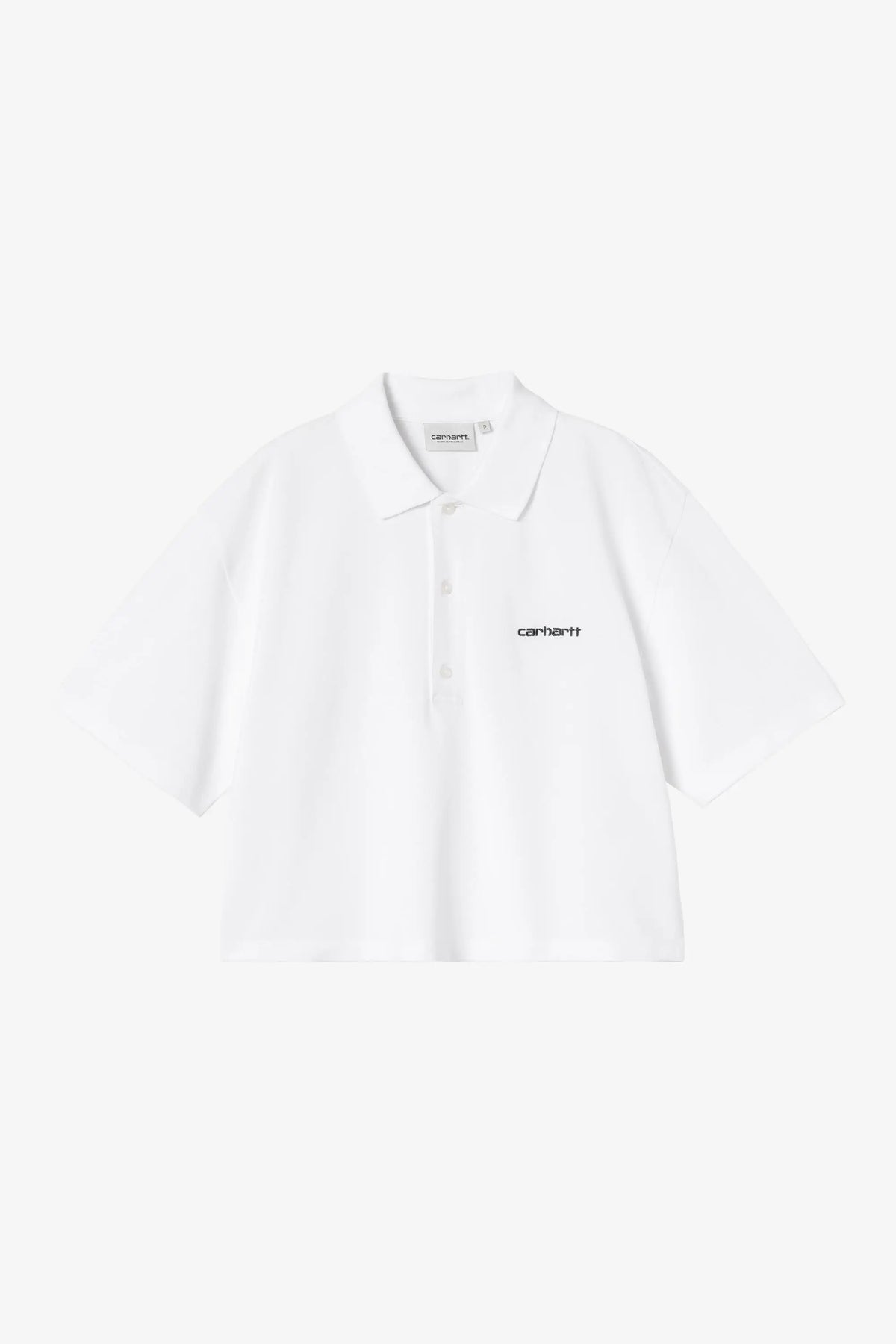 W' S/S Carhartt Script Polo T-shirt