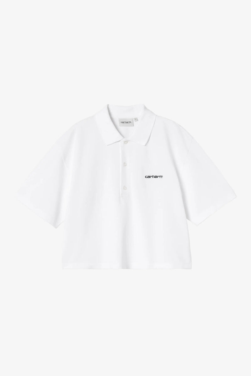 W' S/S Carhartt Script Polo T-shirt