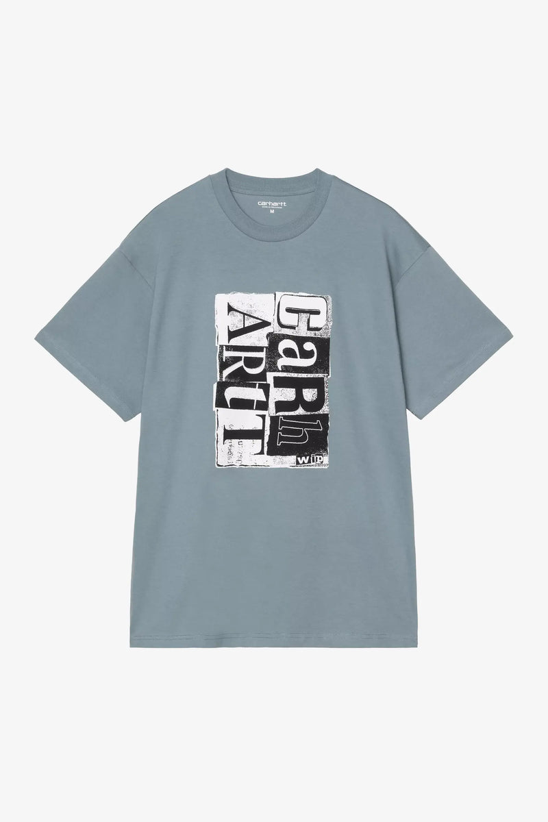 S/S Moving Letterpress T-Shirt