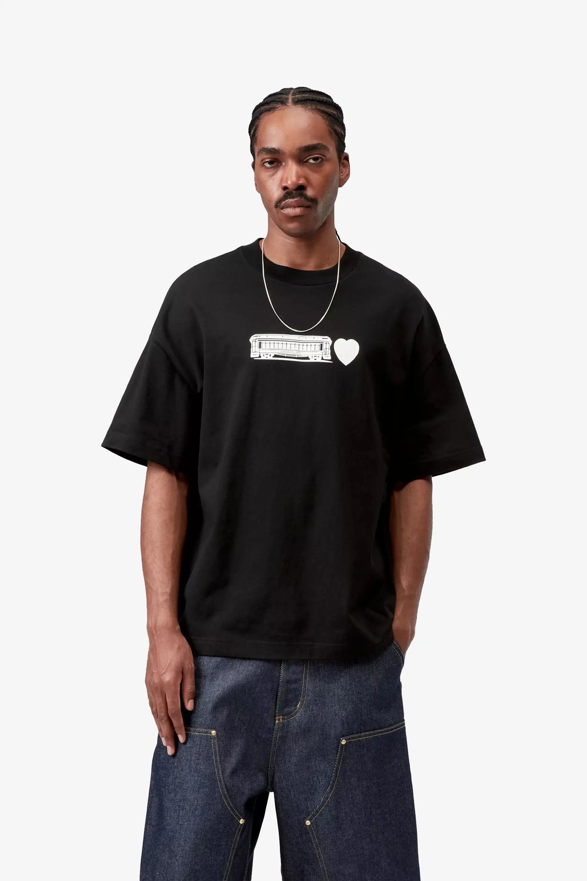 S/S Deconstructed Label T-Shirt
