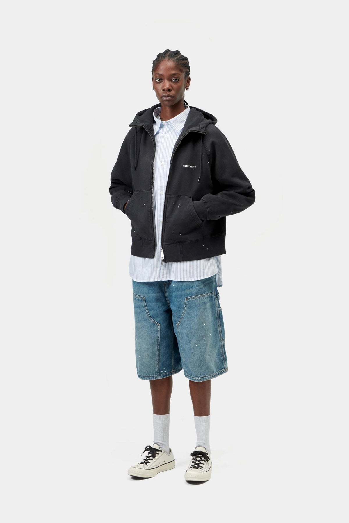 Women's Hooded Painter Jacket