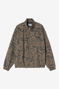 Duck Feather Print, Cypress / Black
