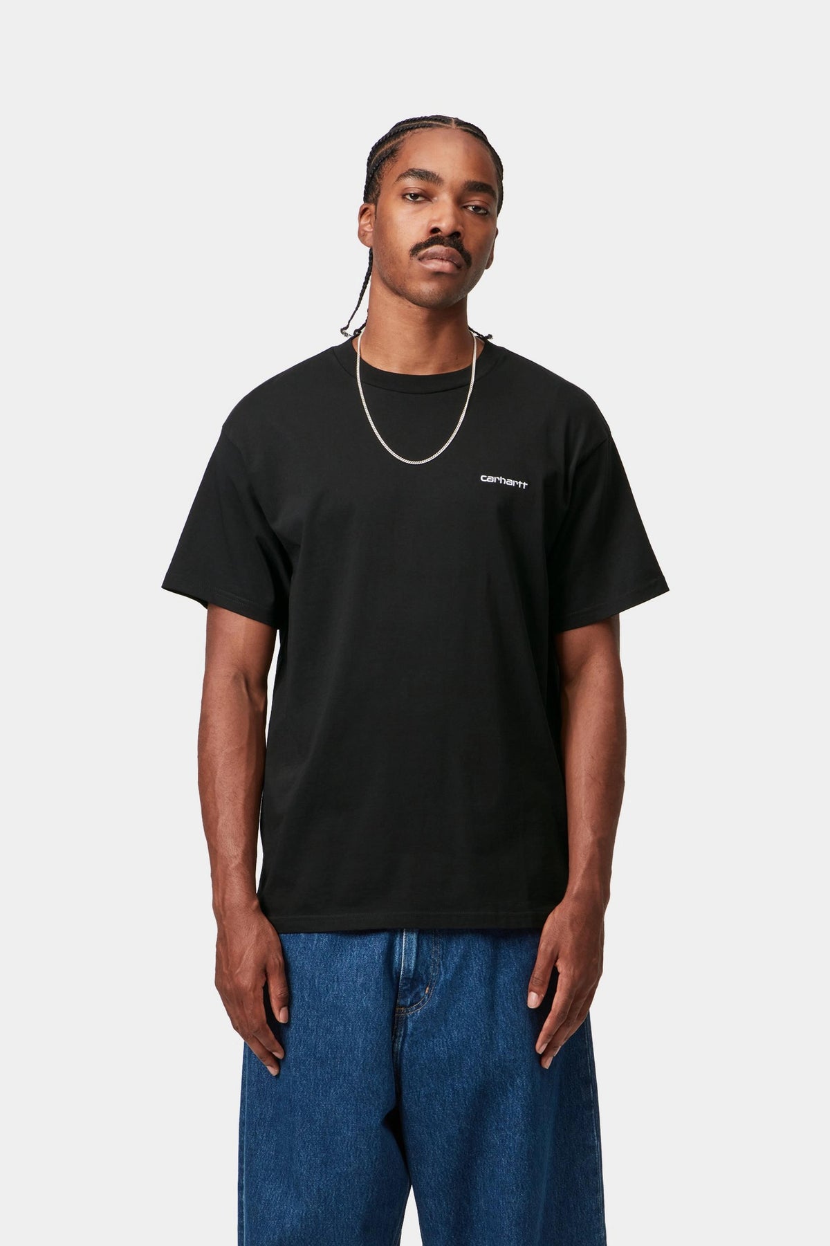 S/S Script Embroidery T-Shirt