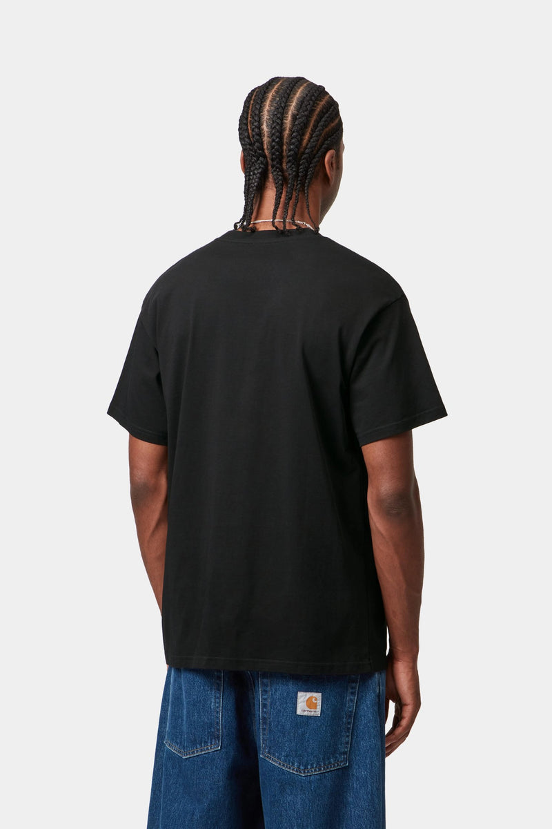 S/S Script Embroidery T-Shirt