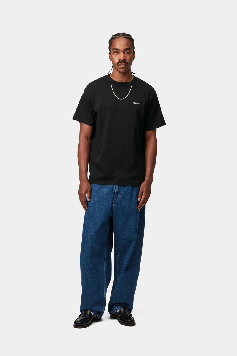 S/S Script Embroidery T-Shirt