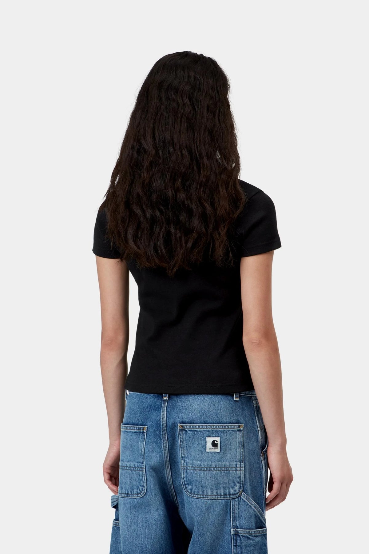 Women's S/S Small Heart Patch T-Shirt