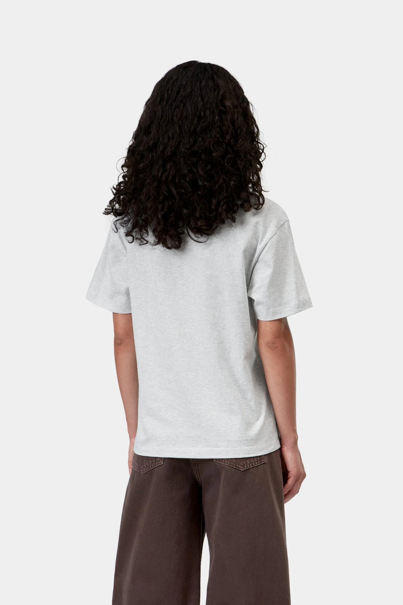 Women's S/S Script Embroidery T-Shirt