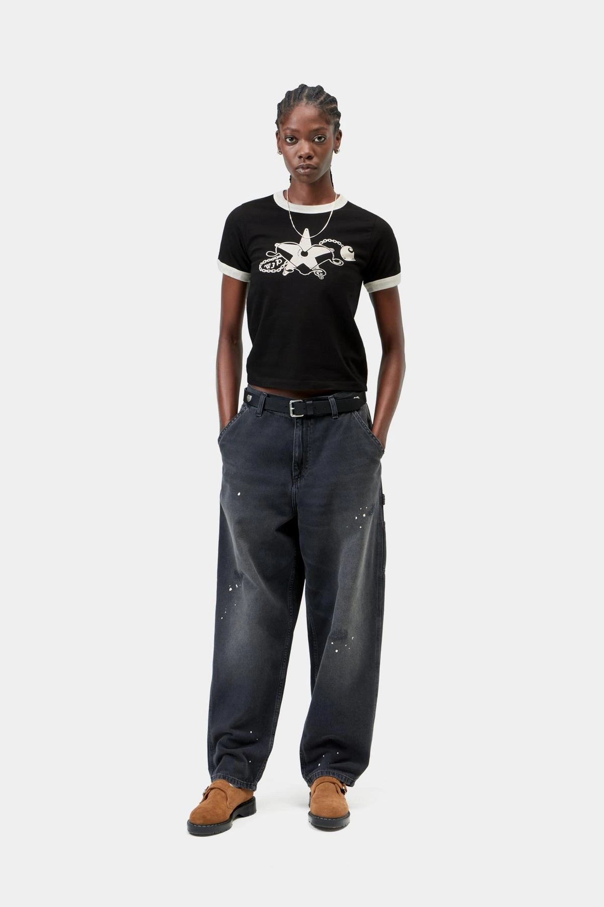 Women's S/S Outlaw Star Ringer T-Shirt