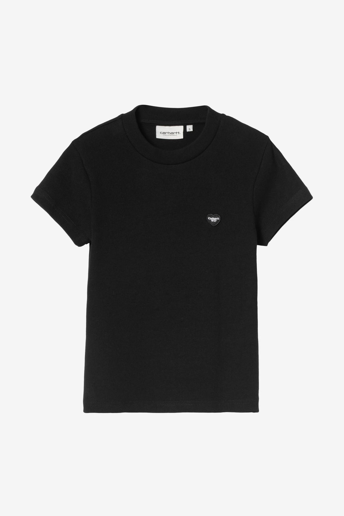 Women's S/S Small Heart Patch T-Shirt