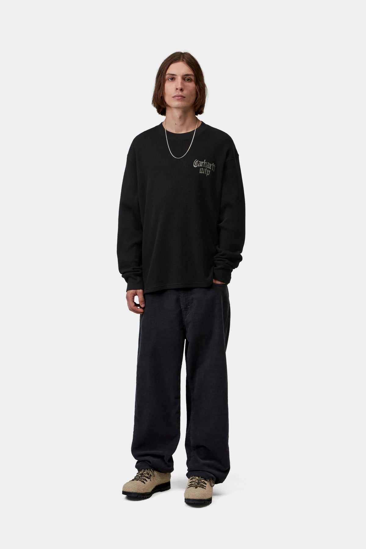 L/S Blackletter Waffle T-Shirt