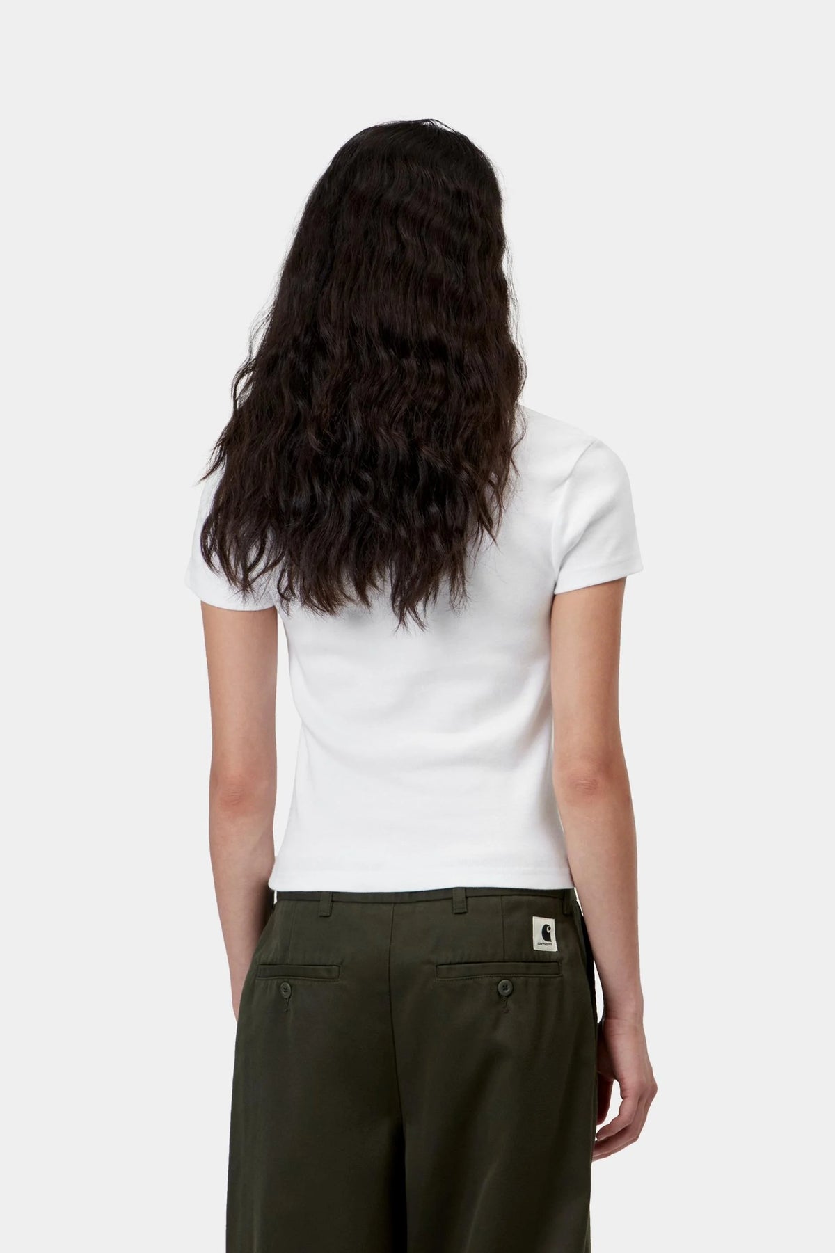 Women's S/S Small Heart Patch T-Shirt