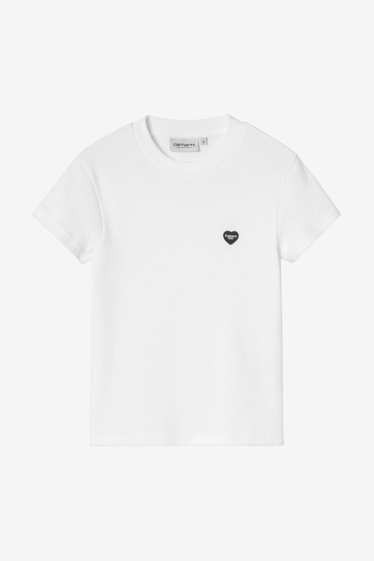 Women's S/S Small Heart Patch T-Shirt