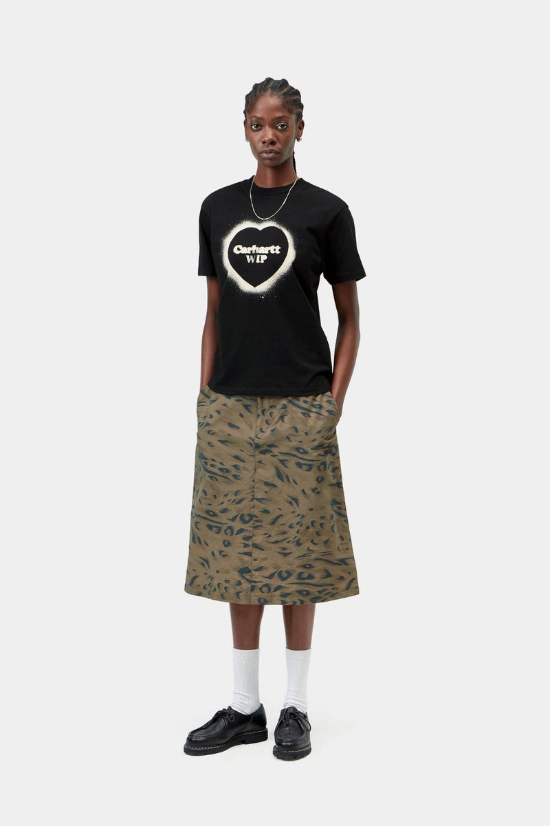Women's S/S Spray Heart T-Shirt