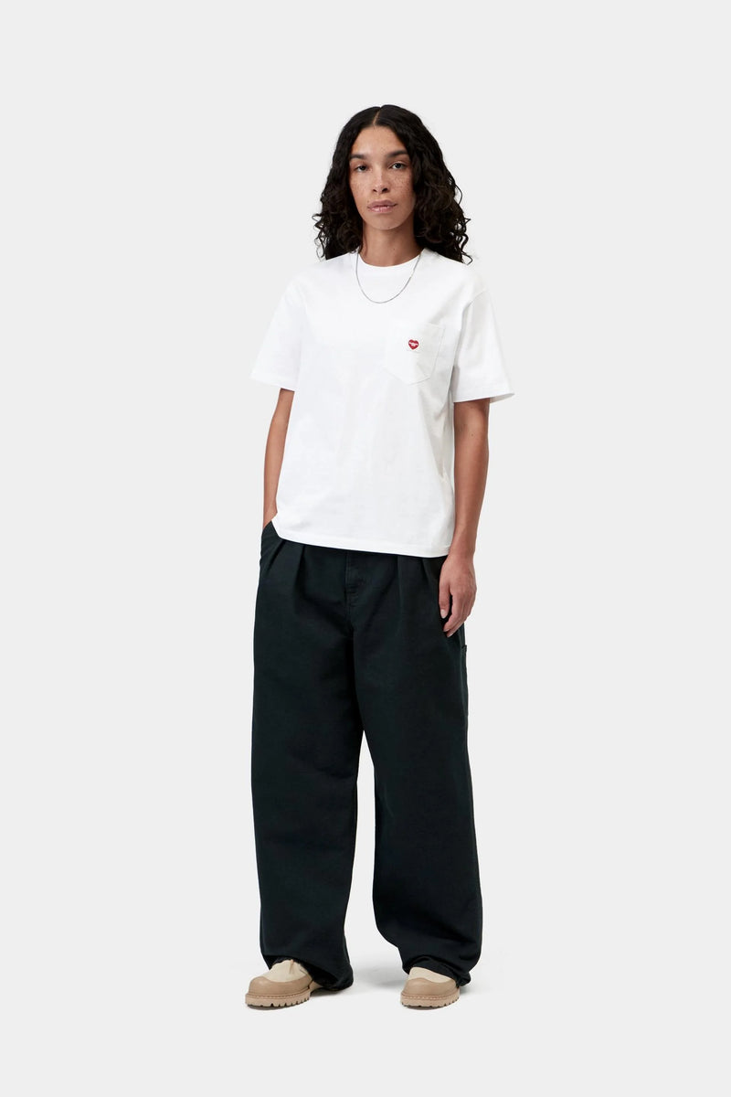Women's S/S Pocket Small Heart T-Shirt