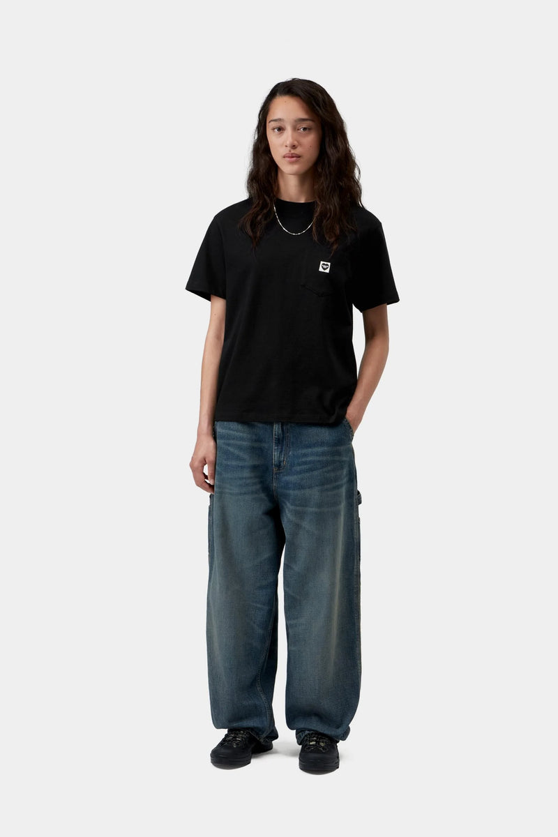 Women's S/S Pocket Small Heart T-Shirt