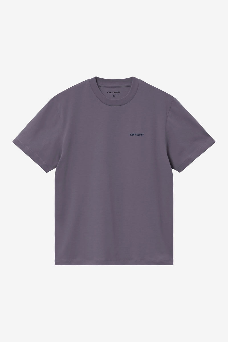Women's S/S Script Embroidery T-Shirt