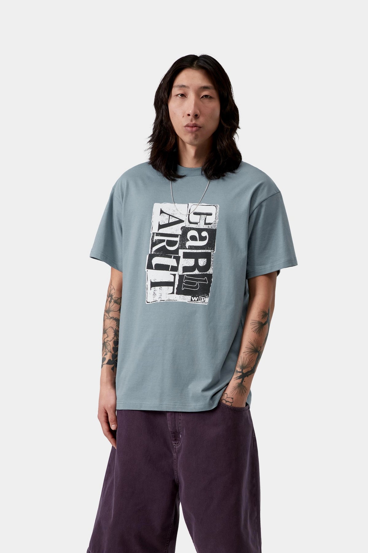 S/S Moving Letterpress T-Shirt