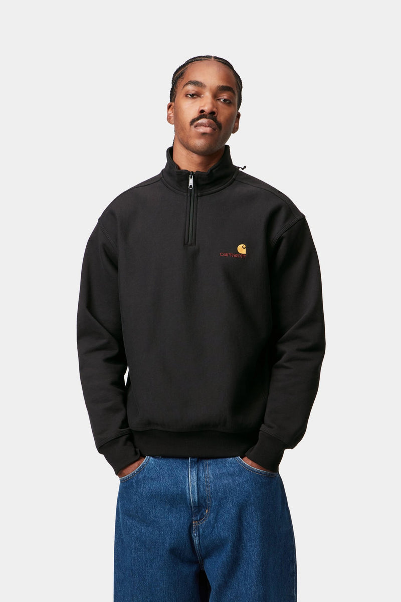 Half Zip American Script Sweatshirt