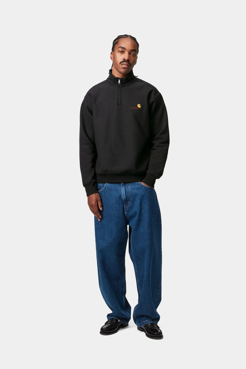 Half Zip American Script Sweatshirt