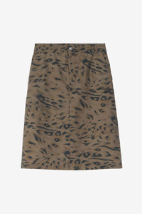 Duck Feather Print, Cypress / Black