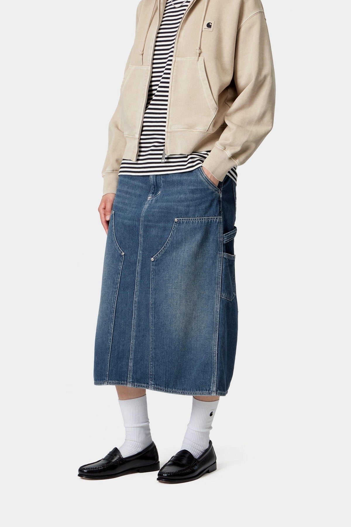 W' Double Knee Skirt