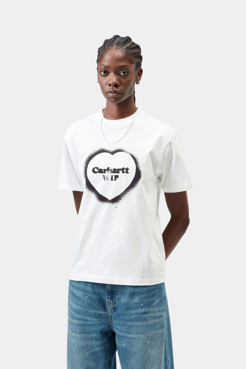Women's S/S Spray Heart T-Shirt
