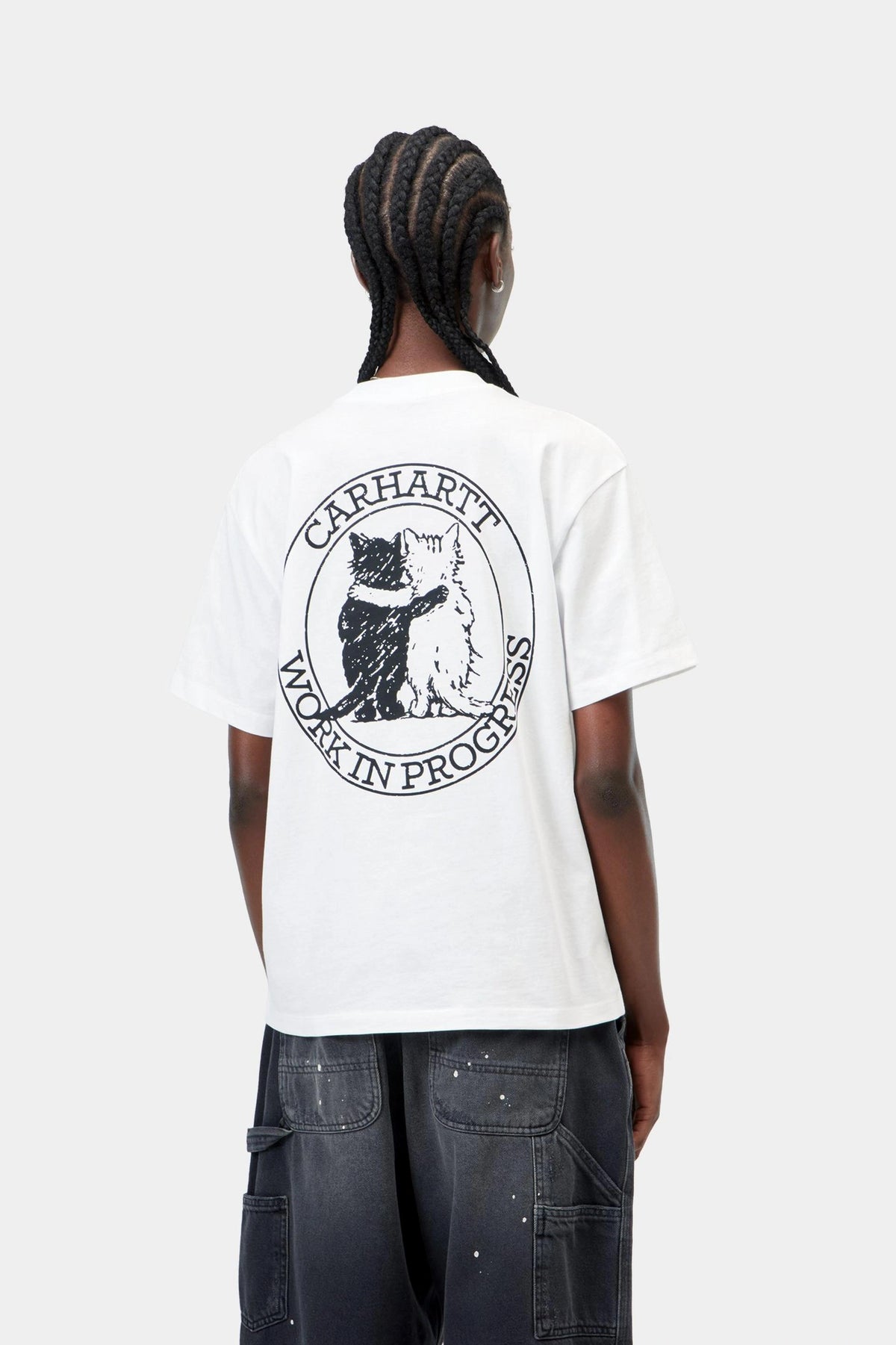 Women's S/S Hugging Cats T-Shirt
