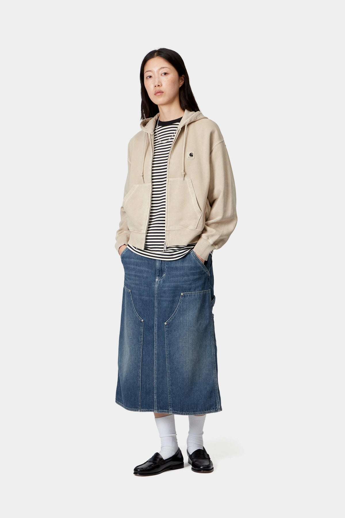 W' Double Knee Skirt