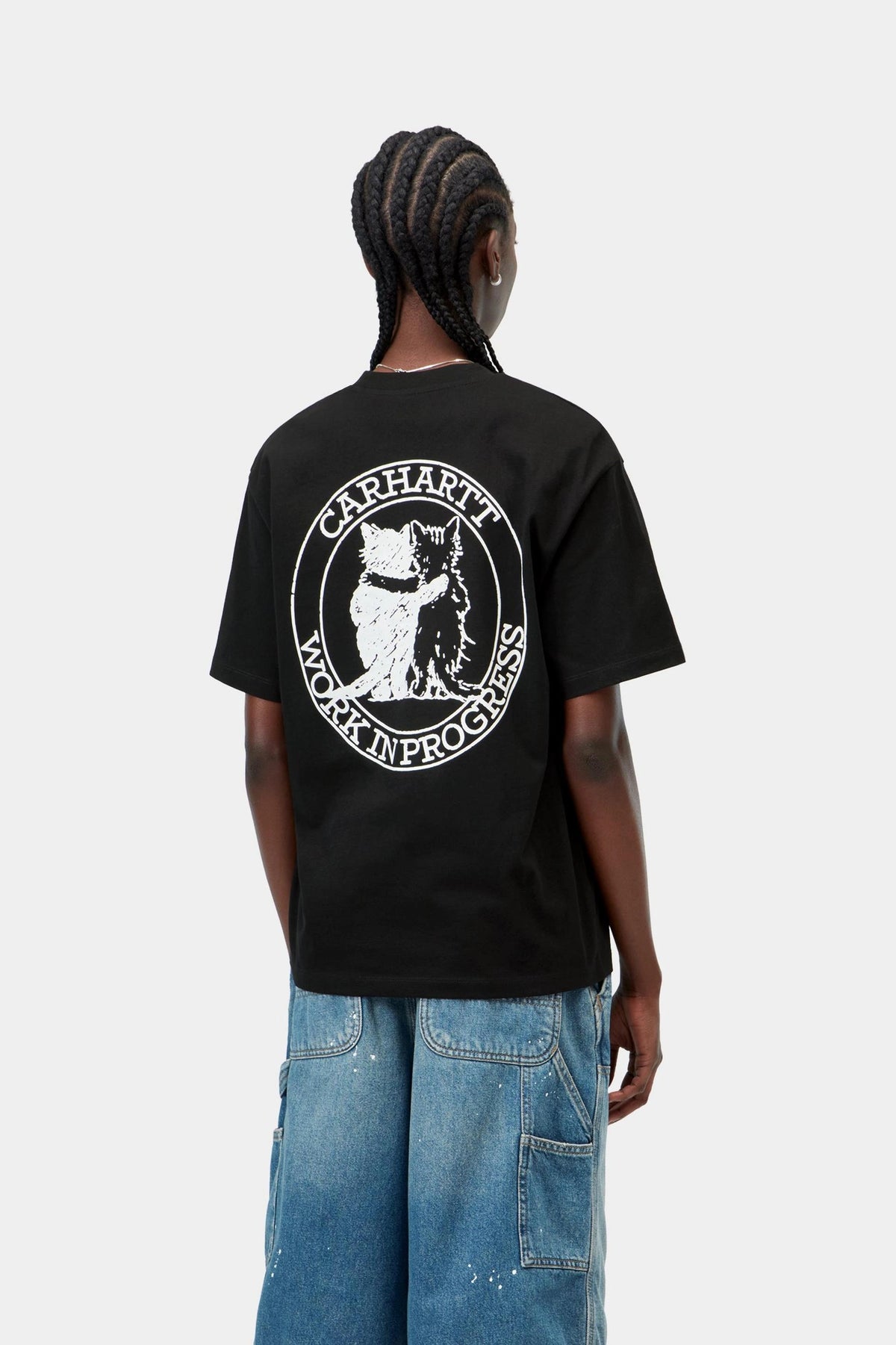 Women's S/S Hugging Cats T-Shirt