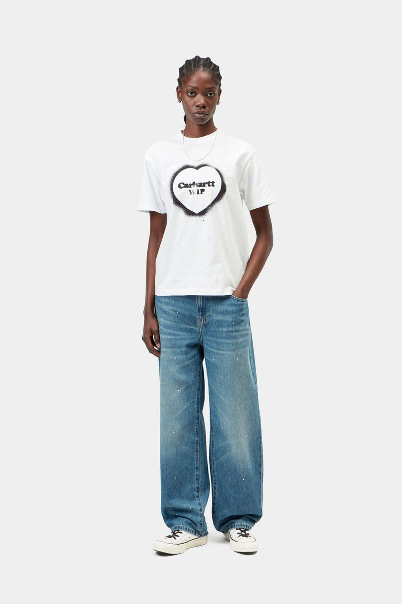 Women's S/S Spray Heart T-Shirt