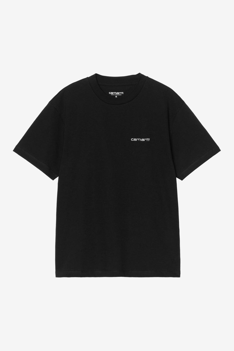 W' S/S Script Embroidery T-Shirt