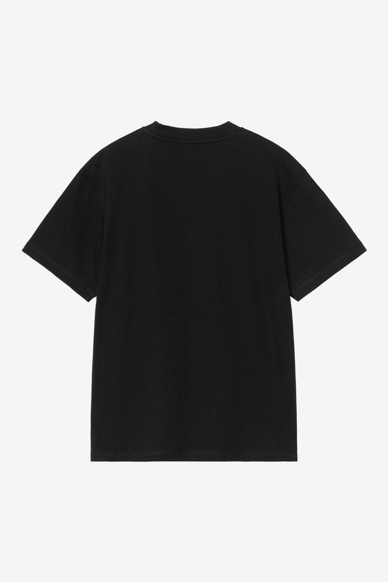 W' S/S Script Embroidery T-Shirt