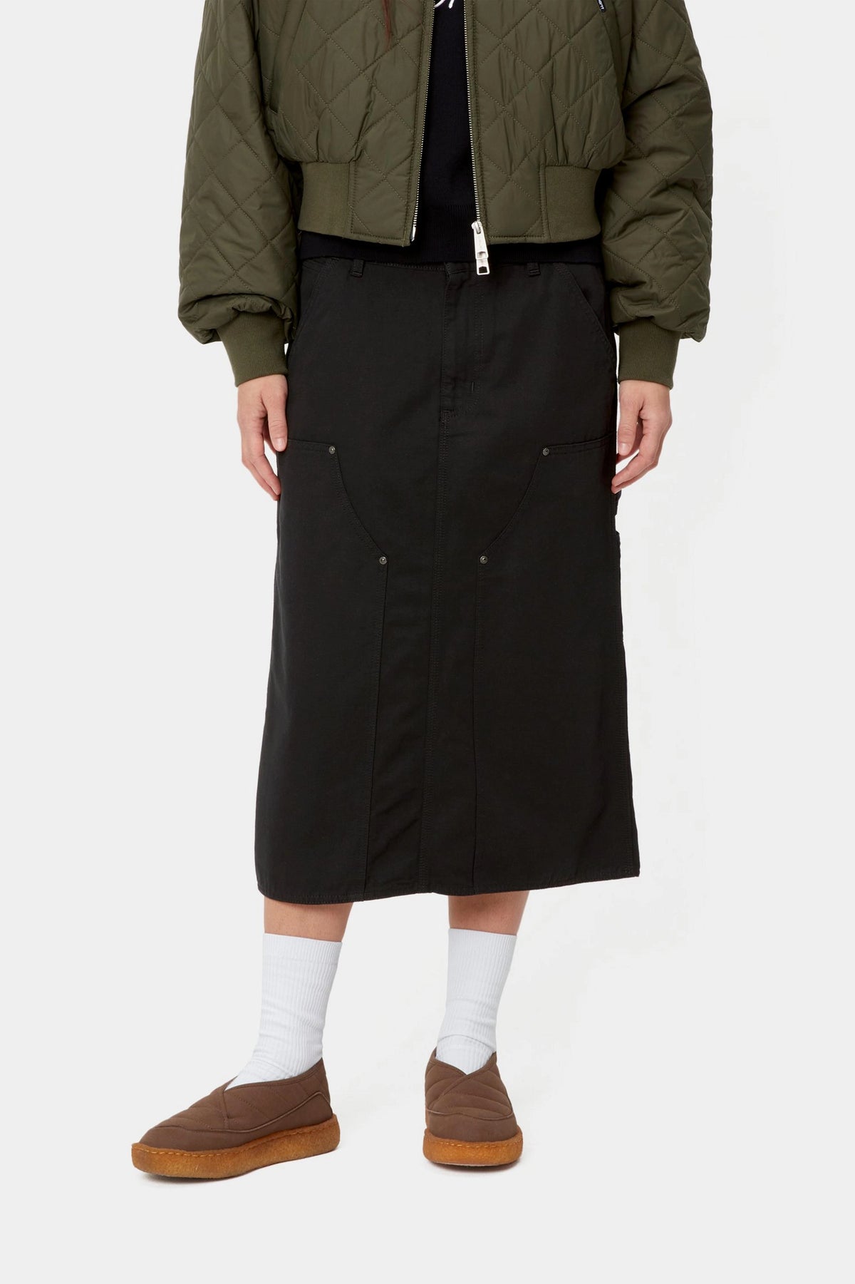 W' Double Knee Skirt