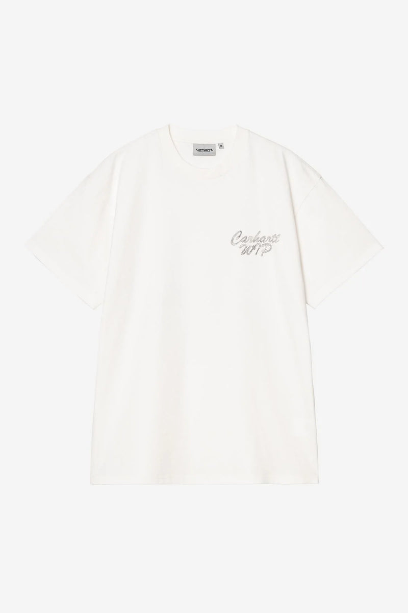 S/S Hatching Script T-Shirt