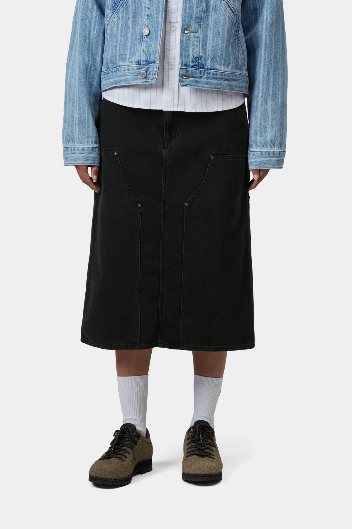 W' Double Knee Skirt